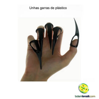 Unhas garras de plástico