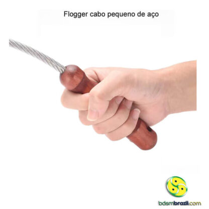 Flogger cabo pequeno de aço - Image 3