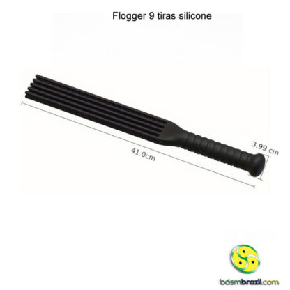 Flogger 9 tiras silicone - Image 4