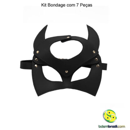 Kit bondage com 7 peças preto - Image 6