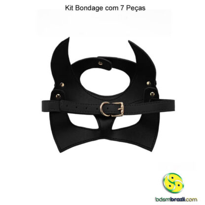 Kit bondage com 7 peças preto - Image 7