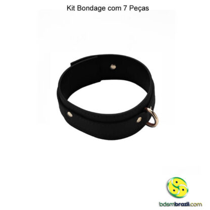 Kit bondage com 7 peças preto - Image 10