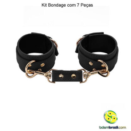 Kit bondage com 7 peças preto - Image 13