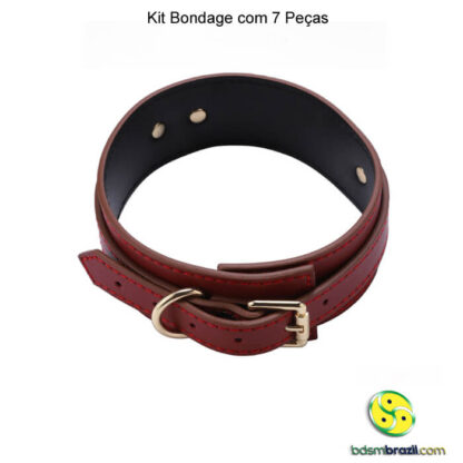 Kit bondage com 7 peças vermelho - Image 16