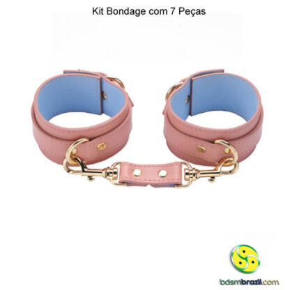 Kit bondage com 7 peças rosa - Image 3