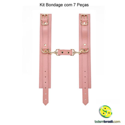 Kit bondage com 7 peças rosa - Image 5