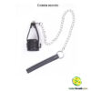 Coleira de escroto com guia metal