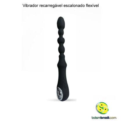 Vibrador recarregável escalonado flexível - Image 2