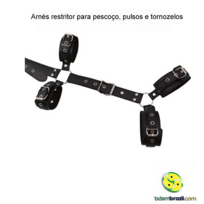 Arnés restritor para pescoço, pulsos e tornozelos - Image 4