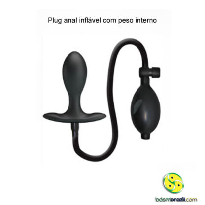 Plug anal inflável com peso interno - Image 2