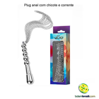 Plug anal com chicote e corrente - Image 3