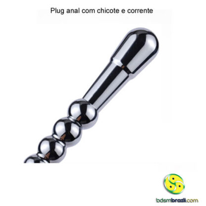 Plug anal com chicote e corrente - Image 4