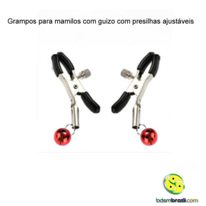 Grampos para mamilos com guizo com presilhas ajustáveis - Image 2