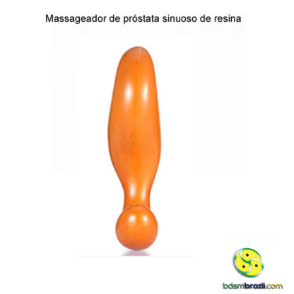 Massageador de próstata sinuoso de resina - Image 2