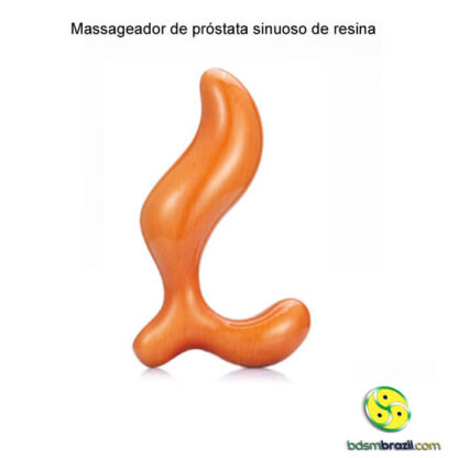 Massageador de próstata sinuoso de resina - Image 3