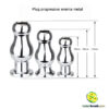 Plug progressivo enema metal - Imagem 3