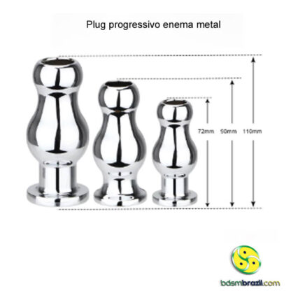 Plug progressivo enema metal - Image 3