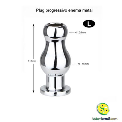 Plug progressivo enema metal - Image 4