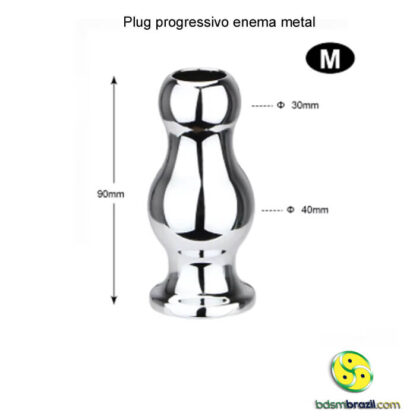 Plug progressivo enema metal - Image 5