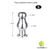 Plug progressivo enema metal - Imagem 6