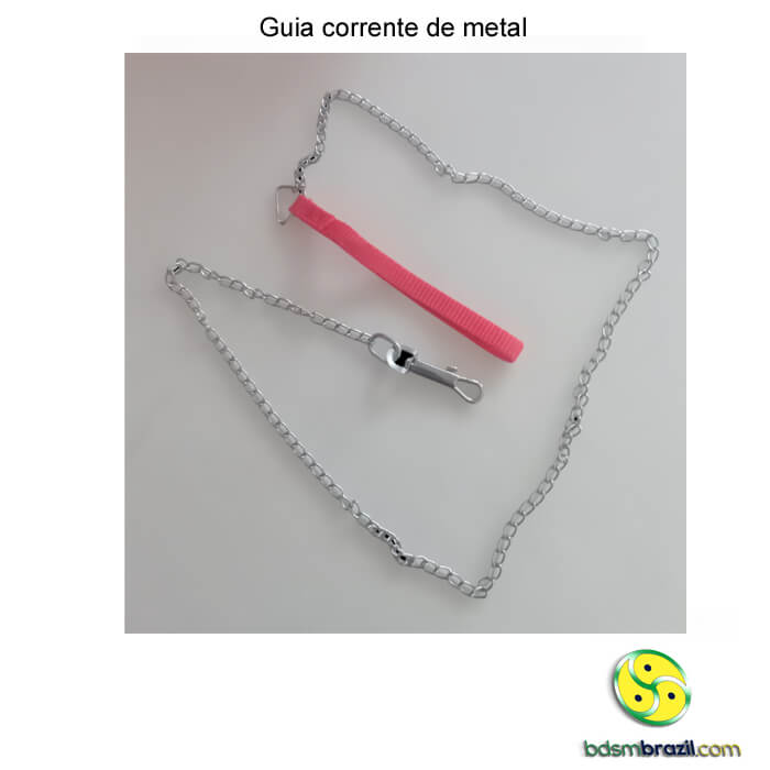 Guia corrente de metal | Brasil Sexshop