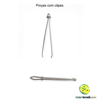 Pinças com clip