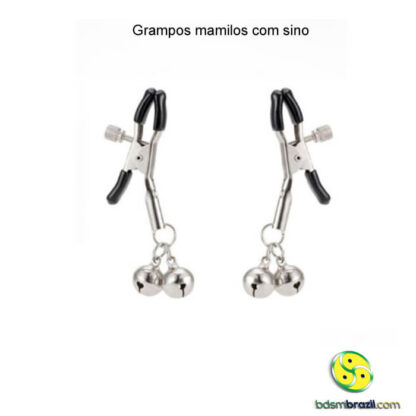 Grampos para mamilos com guizos com presilhas ajustáveis - Image 3