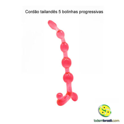 Cordão tailandês 5 bolinhas progressivas - Image 2