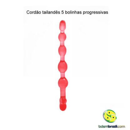 Cordão tailandês 5 bolinhas progressivas - Image 3