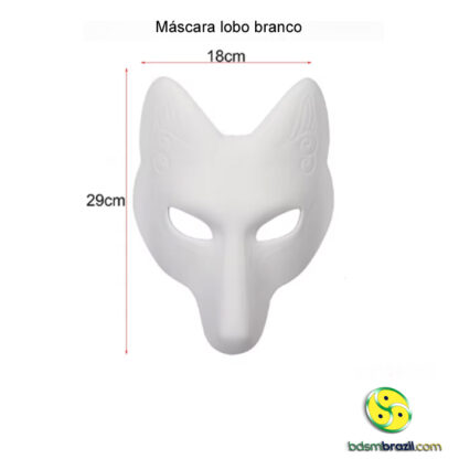 Máscara lobo branco - Image 2