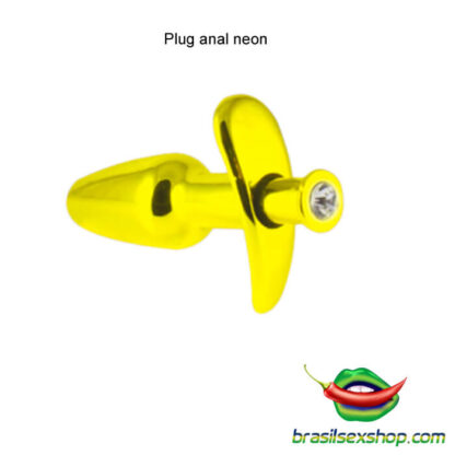 Plug anal neon aplicador de lubrificante - Image 2