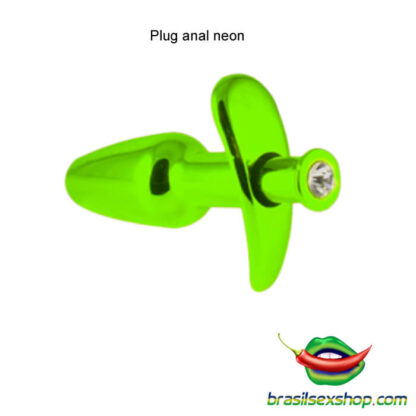 Plug anal neon aplicador de lubrificante - Image 4