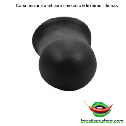 Capa peniana com anel para o escroto e texturas internas em nódulos - Image 2