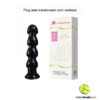 Plug anal escalonado com ventosa