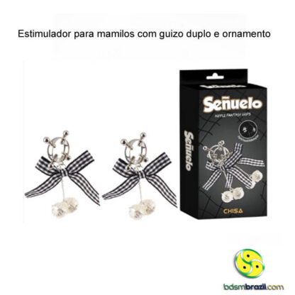 Estimulador para mamilos com guizo duplo e ornamento - Image 2