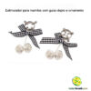 Estimulador para mamilos com guizo duplo e ornamento