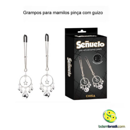 Grampos para mamilos pinça com guizo - Image 2