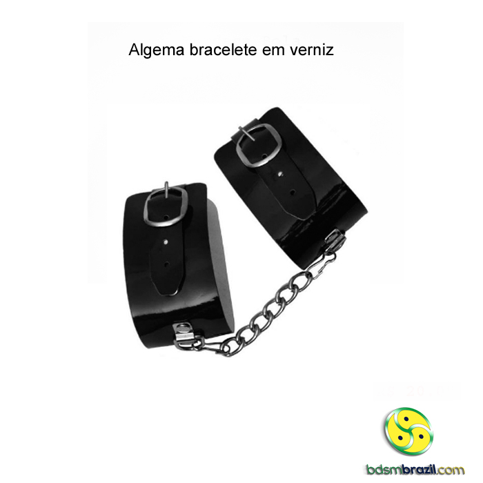 Algema bracelete em verniz