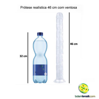 Prótese realística 46 cm com ventosa