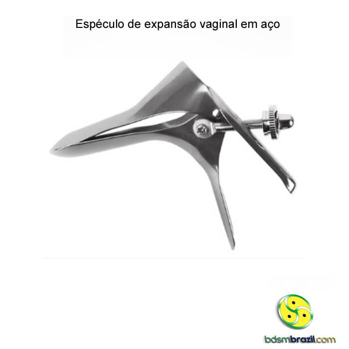 Espéculo de expansão vaginal em aço - Imagem 2