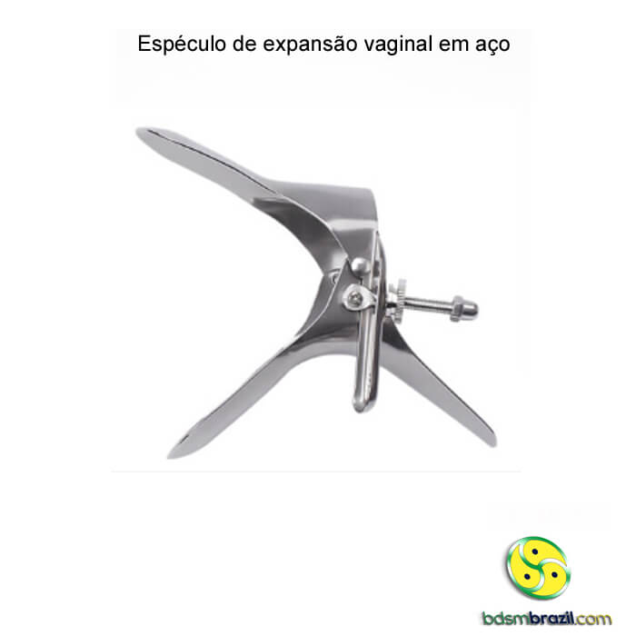 Espéculo de expansão vaginal em aço - Imagem 3