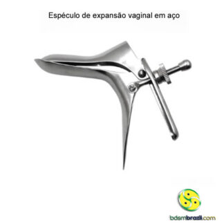 Espéculo de expansão vaginal em aço