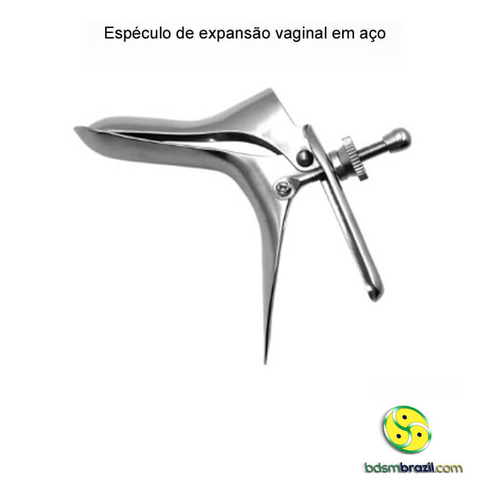 Espéculo de expansão vaginal em aço