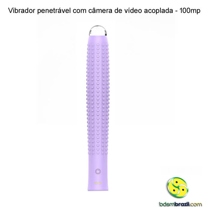 Vibrador penetrável com câmera de vídeo acoplada - 100mp - Imagem 2