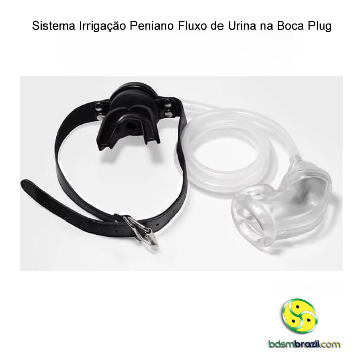 Sistema Irrigação Peniano Fluxo de Urina na Boca Plug