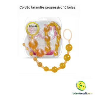 Cordão tailandês progressivo 10 bolas