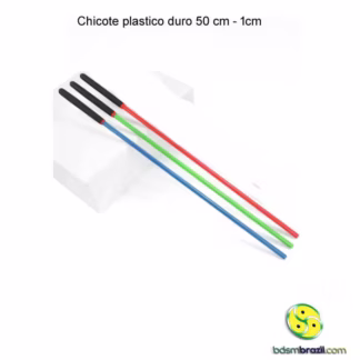Chicote plastico duro 50 cm - 1cm
