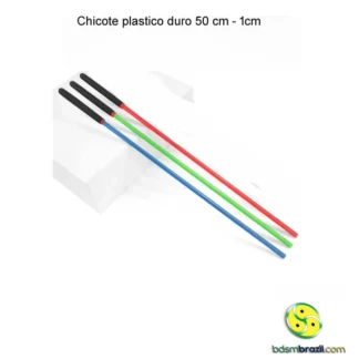 Chicote plastico duro 50 cm - 1cm