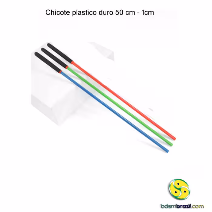 Chicote plastico duro 50 cm - 1cm