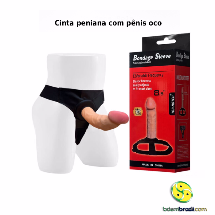Cinta peniana com pênis oco